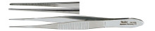 Stainless Steel Serrated Eye Dressing Forcep 4"