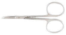 Miltex Meister Hand Iris Scissors, 3-1/2" (89mm) Curved with 20mm Blades, Delicate