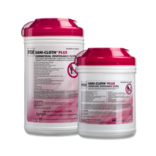 PDI Sani-Cloth Plus Surface Disinfectant Wipes (14.85% Alcohol) Large 6" x 6.75" 160/tub