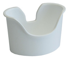 Ear Basin, White Plastic, Autoclaveable