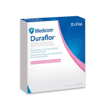 Medicom Duraflor 5% Sodium Fluoride Varnish, Unit Dose Bubblgum 32 doses/box