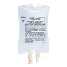 Sodium Chloride Saline NaCl 0.9% 100ml Bags (Quad Pack) 4/pkg
