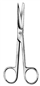O.R. Scissors, Straight, Sharp/Blunt, 5 1/2", Floor Quality - AMG