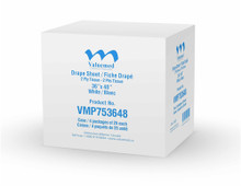 Valuemed Professional Exam Drape Sheet 36" x 48" 2ply Tissue 100/case