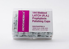 DENTAMERICA Prophy Cups Latch Web Medium Soft 144/pkg