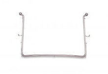*Discontinued* Young Rubber Dam Frame - Pedo Contoured - 7 Tines with Hooks and Balls (5.0625" X 4.125")