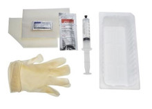 Amsino Foley Insertion Tray, Prefilled 10cc Syringe of Sterile Water, 20/cs