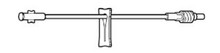 Baxter Extension Set with Luer lock Adapter, 7.5" (19cm) 1.0ml Approx. Volume 48/case