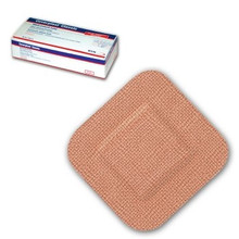Leukoplast Strong, Fabric Adhesive Dressing 3.8 cm x 3.8 cm 100/box