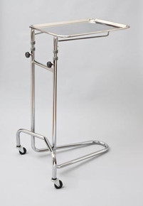 Tech-Med Double Post Mayo Stand with Large Tray