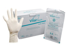 Vitaltouch Latex Sterile Surgical Glove Powder Free Size 7.5 50pairs/box