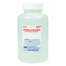Normal Saline  (0.9% Sodium Chloride) For Irrigation 250ml Bottle