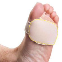 *Discontinued* PediFix Visco-GEL Silicone Thin Forefoot Cushion Large Left, 1/pkg