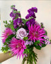 Bright Pink and Purple Posy