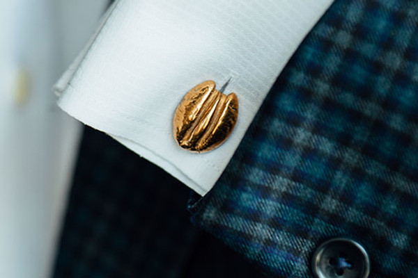 Bronze Pecan Cufflinks