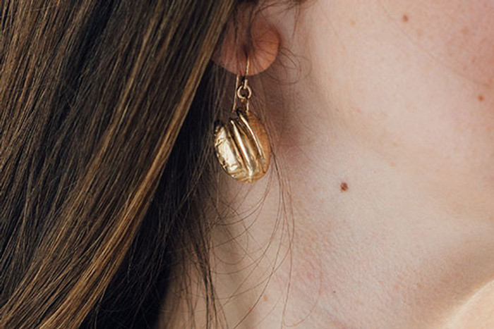 Bronze Pecan Earrings