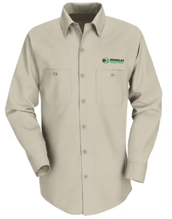 Long Sleeve Industrial Work Shirt-DE