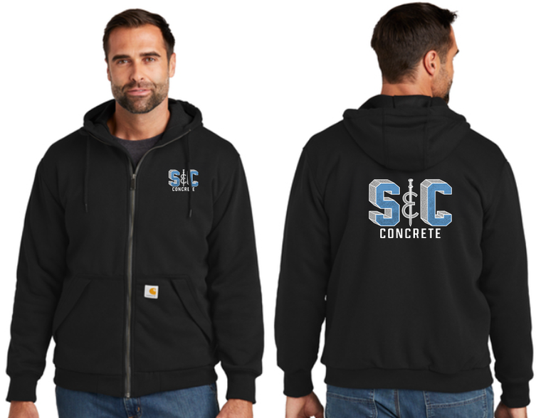 Carhartt Rain Defend Original Fit Thermal Lined Full-Zip Hoodie- S&C