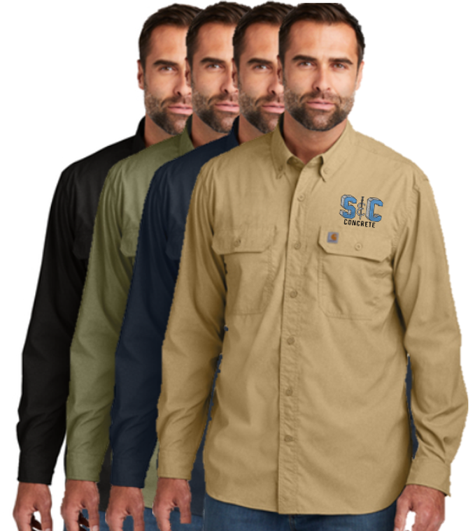 Carhartt Force® Solid Long Sleeve Shirt-S&C