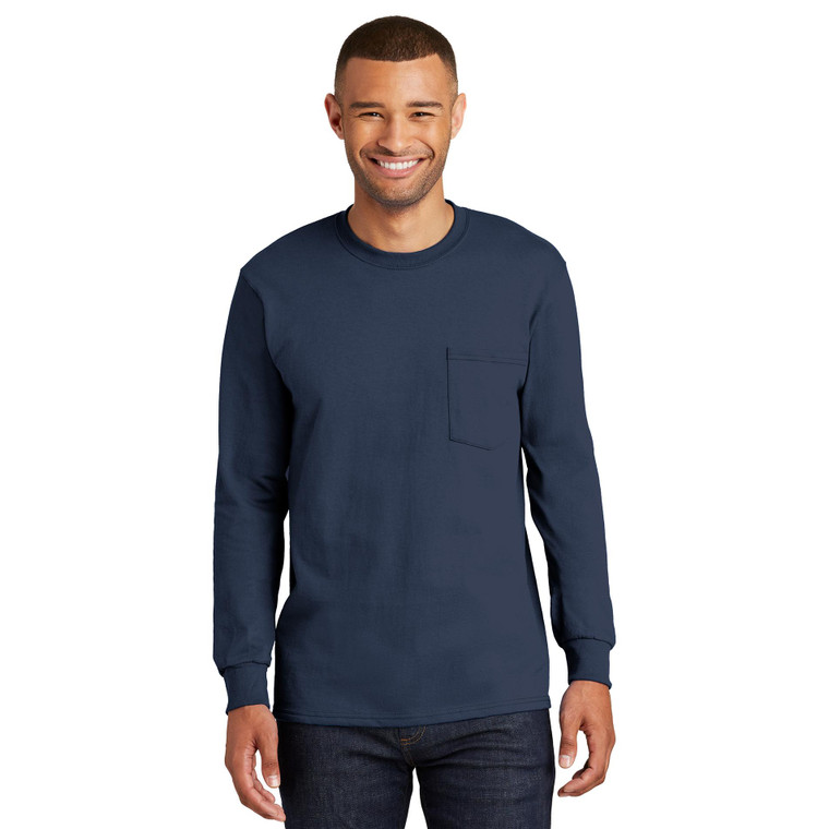 Tall Long Sleeve Essential T-Shirt with Pocket