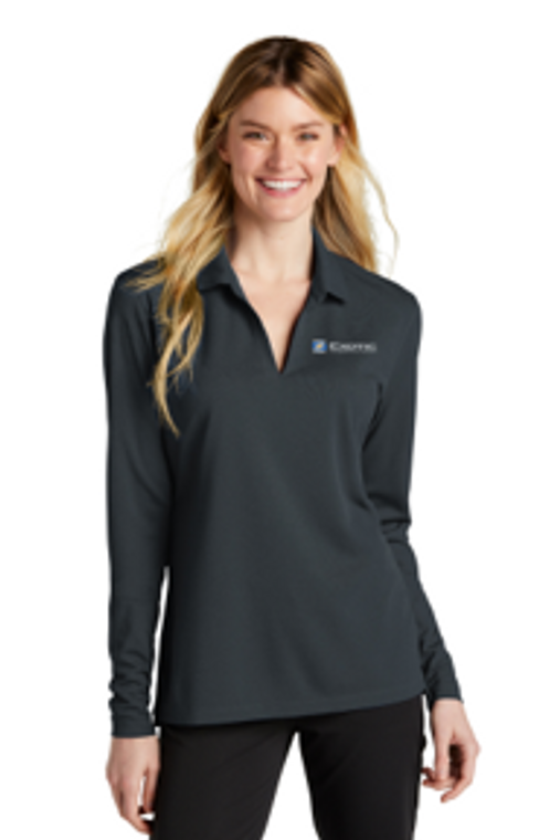 Ladies Dri-Fit Micro Pique 2.0 Long Sleeve Polo - Exotic