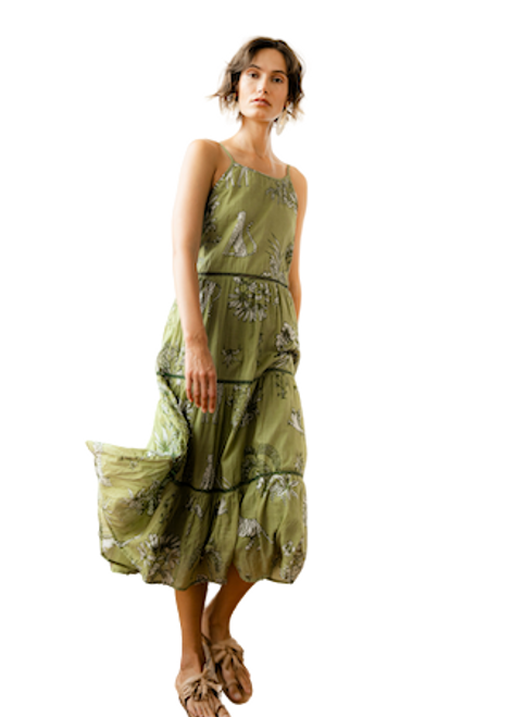 Serengue Dress, Green