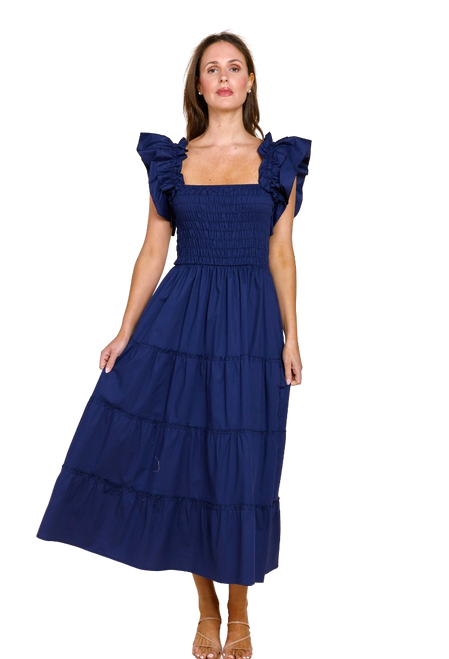 Bernice Dress, Navy