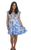 Shayna Mini Dress, Paradise Blue