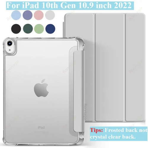 With Pencil Holder Case for iPad Pro 11 M4 2024 Air6 5 4 10.9 10th Gen iPad 10.2 7 8 9th 5/6th 2017 2018 Air1/2 9.7 Air3 Pro10.5