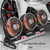 Car Fan 360° Adjustable 3 Head Air Fan Automotive Electric Fan USB/12V/24V Fan 2 Speeds Car Silent Fan For Home Desk Office&Car