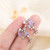 925 Sterling Silver Female Luxury Crystal Round Stud Earrings Vintage Wedding Jewelry White Zircon Stone Earrings New