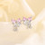 925 Sterling Silver Female Luxury Crystal Round Stud Earrings Vintage Wedding Jewelry White Zircon Stone Earrings New