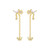 925 Sterling Silver Female Luxury Crystal Round Stud Earrings Vintage Wedding Jewelry White Zircon Stone Earrings New