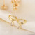 925 Sterling Silver Female Luxury Crystal Round Stud Earrings Vintage Wedding Jewelry White Zircon Stone Earrings New