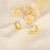 925 Sterling Silver Female Luxury Crystal Round Stud Earrings Vintage Wedding Jewelry White Zircon Stone Earrings New