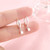 925 Sterling Silver Female Luxury Crystal Round Stud Earrings Vintage Wedding Jewelry White Zircon Stone Earrings New
