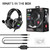 ONIKUMA Gaming Headphones with Flexible HD Mic RGB Light Surround Sound Over-Ear Wired Headset Gamer for PC Gaming Xbox