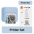 Mini Thermal Printer Wireless BT 200dpi Label Photo Memo Wrong Question Printing Tag Bluetooth Printer USB Cable Portable