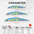 Hunthouse Trout Fishing Lure Sinking Jerkbait 70/80mm 7/8.5g Artist Minnow Sea Fishing Black Minnow Twitch Hard Lure for Bass