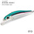 Hunthouse Trout Fishing Lure Sinking Jerkbait 70/80mm 7/8.5g Artist Minnow Sea Fishing Black Minnow Twitch Hard Lure for Bass