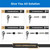 28 in 1 Mini Ratchet Wrench Set Magnetic Ratchet Screwdriver Set with Socket Extension Wand Home Repair DIY Tool Kit Hand Tools