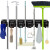 1pc Heavy Duty Mop and Broom Holder Wall Mount - Garage and Laundry Room Storage Rack