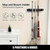 1pc Heavy Duty Mop and Broom Holder Wall Mount - Garage and Laundry Room Storage Rack
