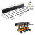 Hand Power Tool Organizer Rack Wall Mounted Floating Tool Shelf Electric Drill Holders Heavy Duty for Workshop Garage