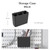 DIY Pegboard Accessories Kitchen Organization No Drill Hanging Shelf Storage Hooks Wall Organizer Crafts For Garage Room