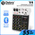 V4 4-Channel Audio Mixer, DJ Controller Mixer with Bluetooth 5.0 48V Phantom Power, Delayed Replay Effects for PC Recording
