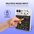 V4 4-Channel Audio Mixer, DJ Controller Mixer with Bluetooth 5.0 48V Phantom Power, Delayed Replay Effects for PC Recording