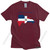 Handsome Men T Shirts Dominican Republic Map Flag Short Sleeves 100% Cotton Casual T-Shirt Round Collar Summer Tee Tops