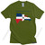 Handsome Men T Shirts Dominican Republic Map Flag Short Sleeves 100% Cotton Casual T-Shirt Round Collar Summer Tee Tops