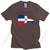 Handsome Men T Shirts Dominican Republic Map Flag Short Sleeves 100% Cotton Casual T-Shirt Round Collar Summer Tee Tops